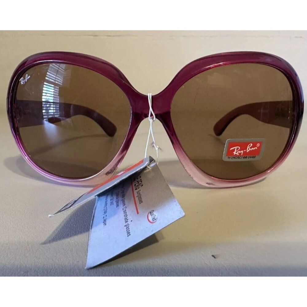 Ray Ban Woman’s Sunglasses Violet/Purple Lei Peng Made In Italy New Vacation Sum